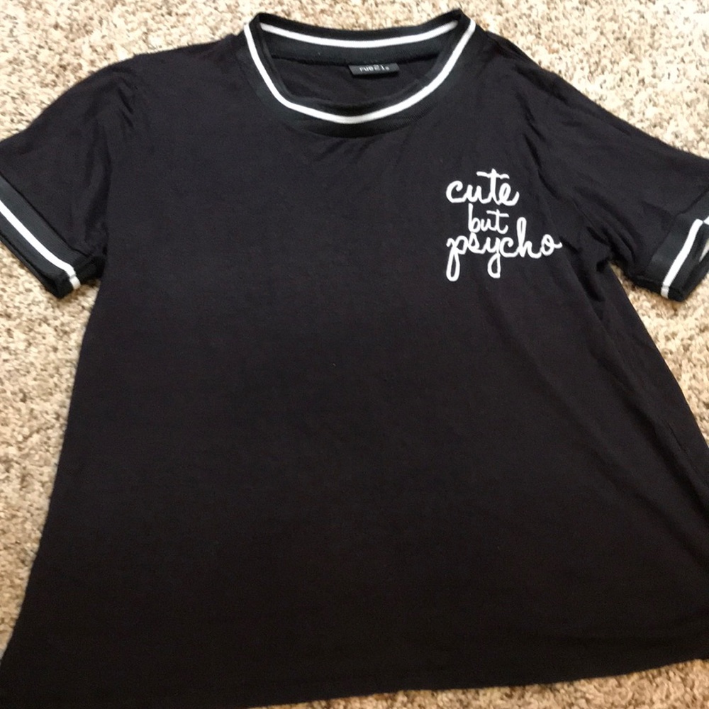 Black short shirt